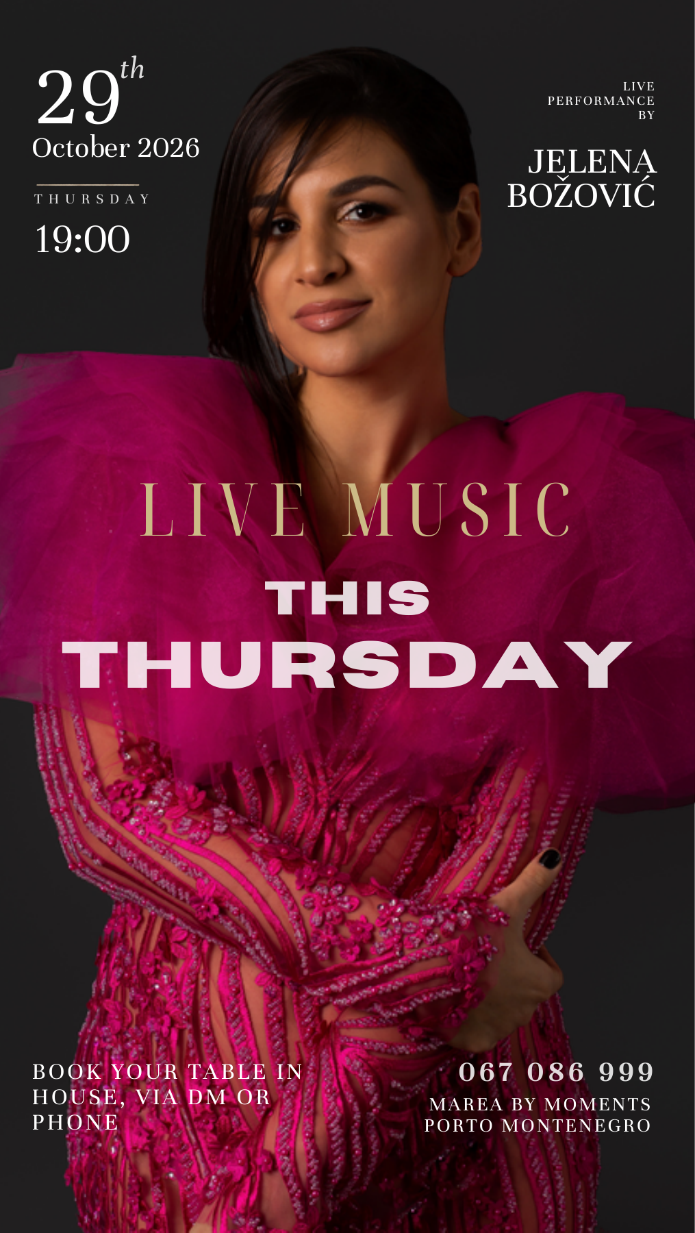 Live Music · Jelena Božović