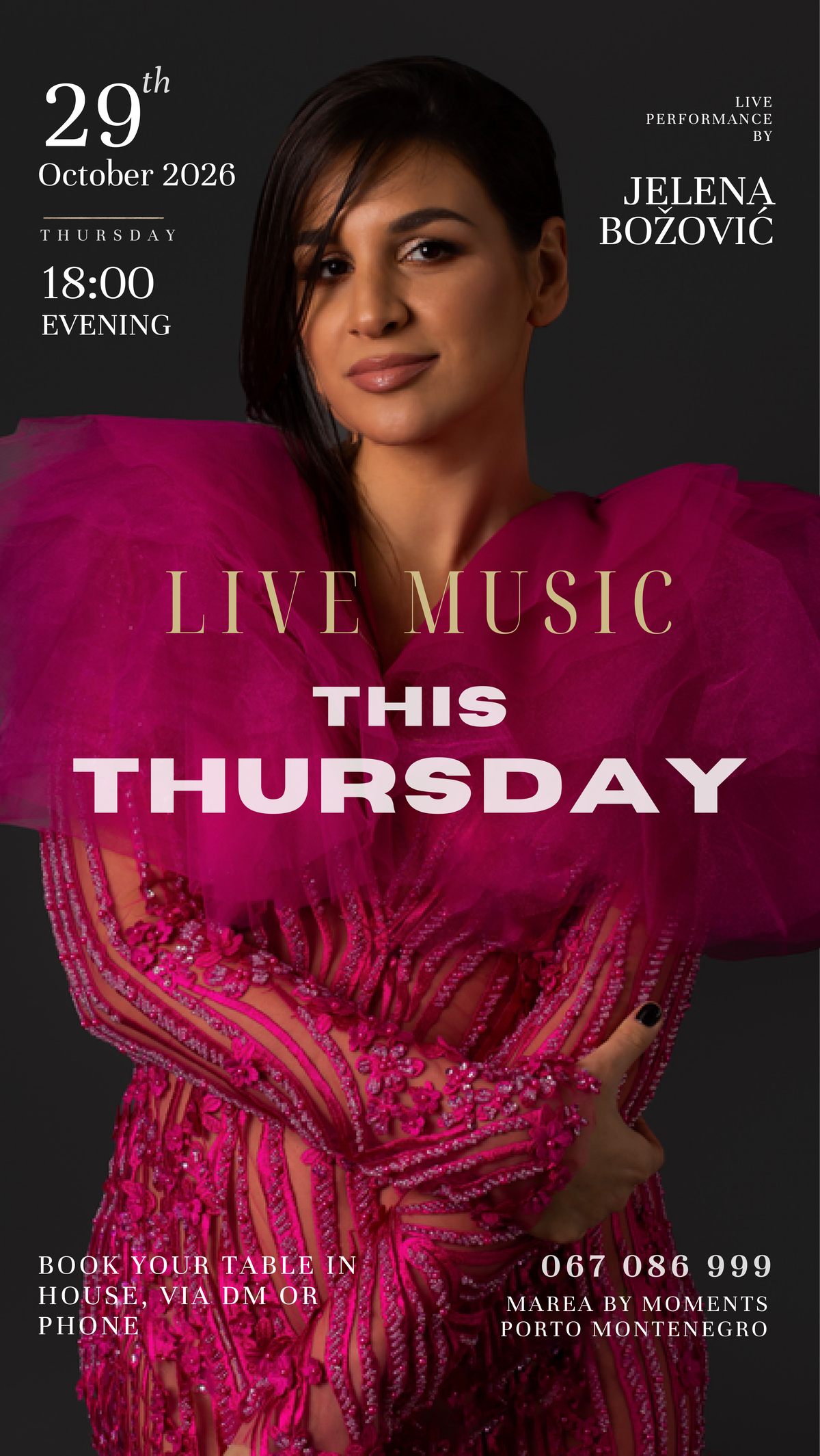 Live Music · Jelena Božović