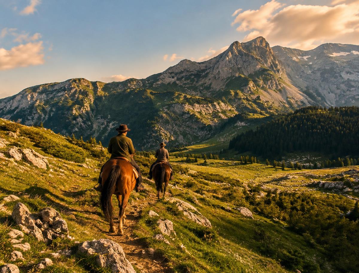 Horse Riding in the Mountains