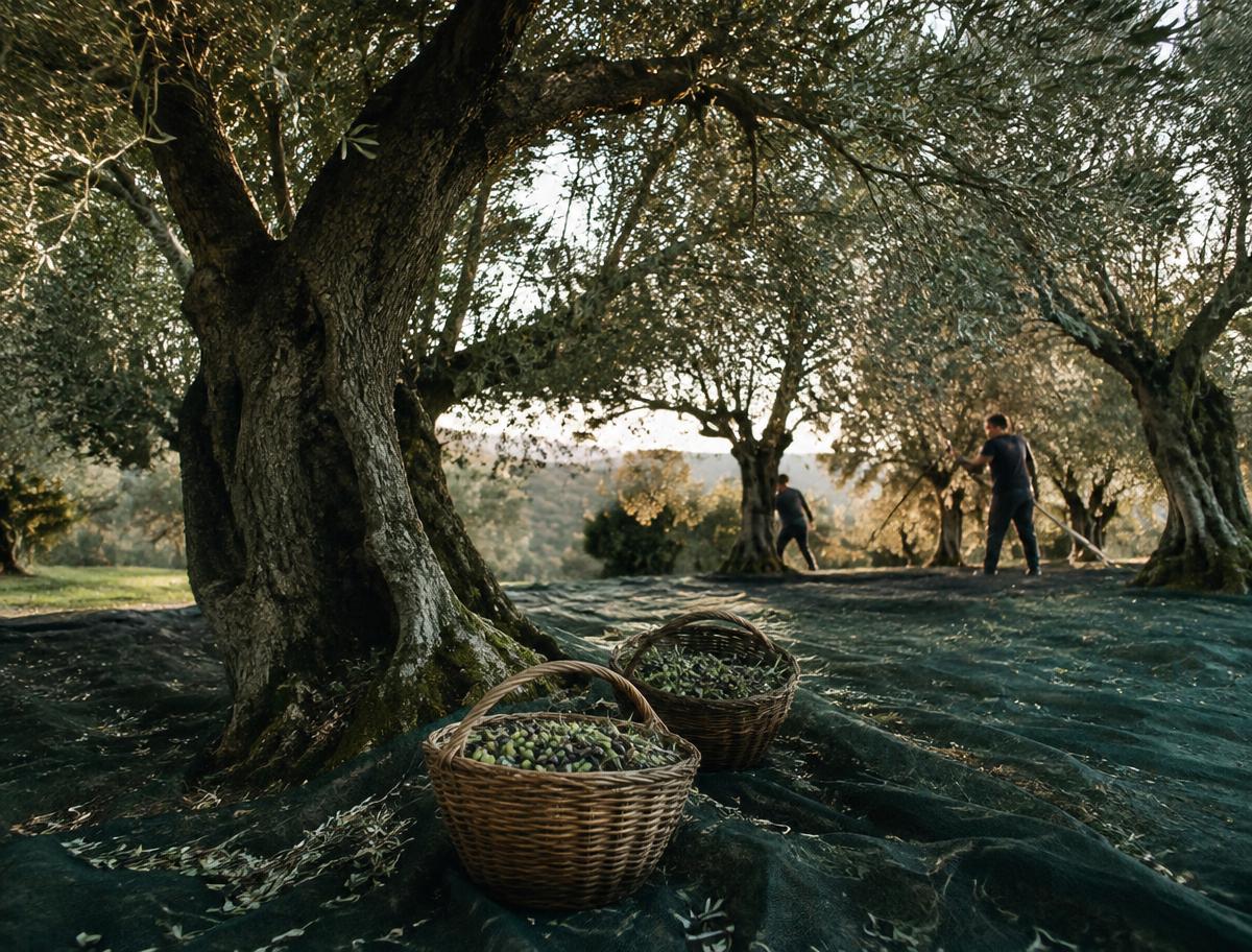 Olive Harvesting & Olive Mill Visit